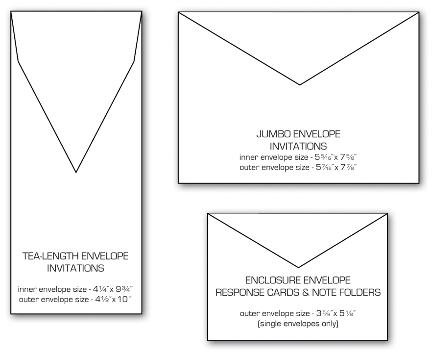 standard envelope sizes staples